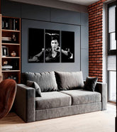I più grandi mafiosi sulla tela SCARFACE - TONY MONTANA riflette sul suo piano di 120x80 cm